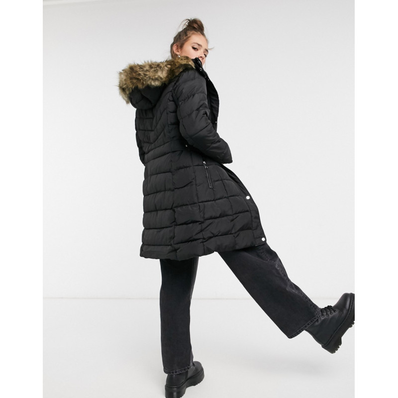 New Look maxi hooded puffer...