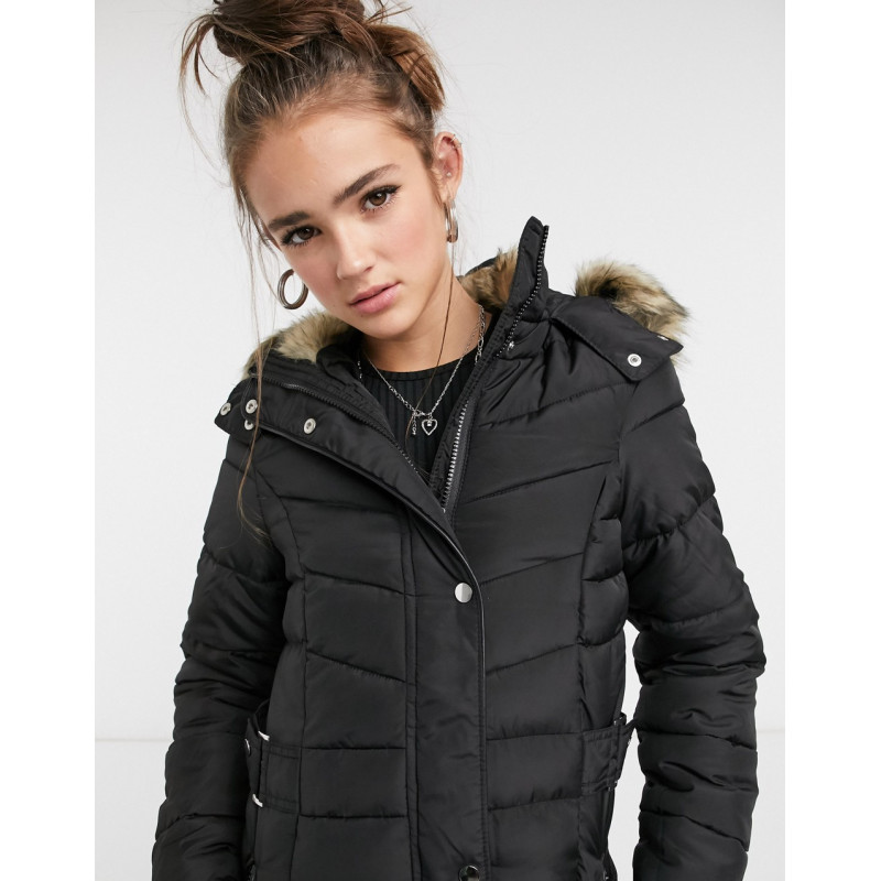 New Look maxi hooded puffer...