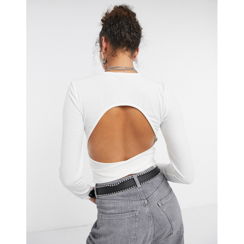 New Look backless ribbed...