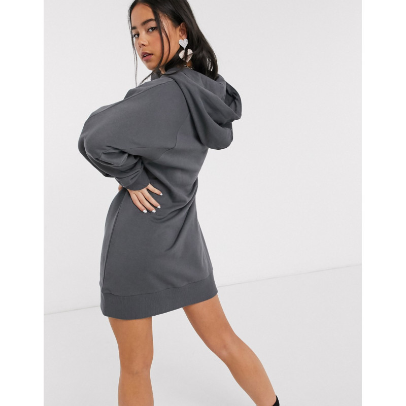 COLLUSION hoodie dress in...