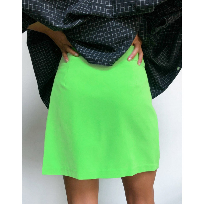 COLLUSION mini skirt with...
