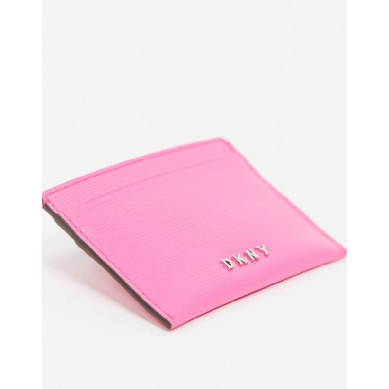 DKNY leather card holder in...