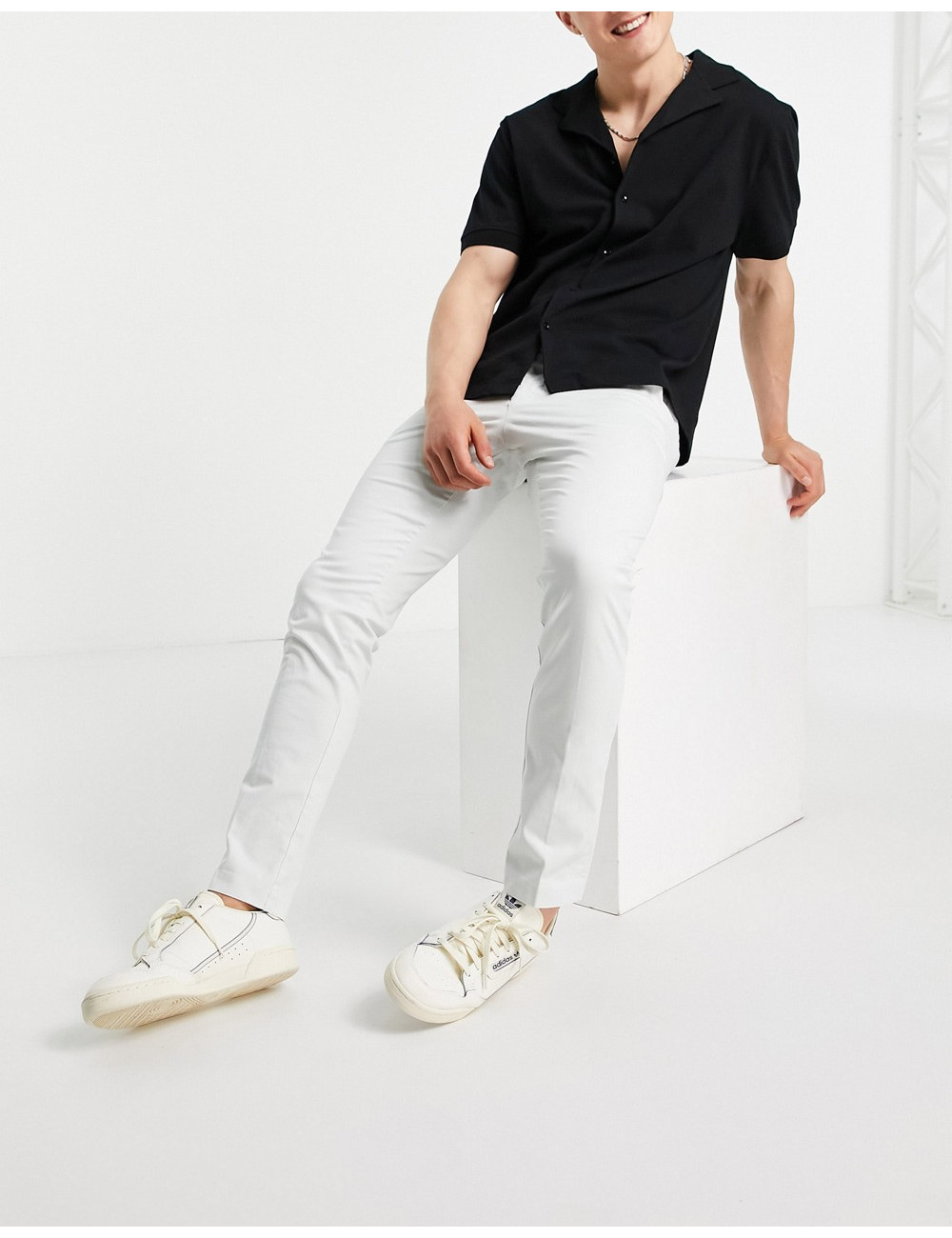 New Look slim chinos in...