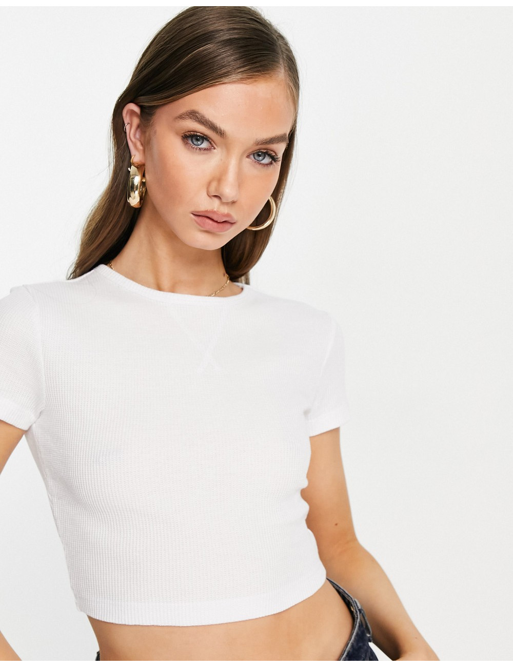 ASOS DESIGN fitted top in...