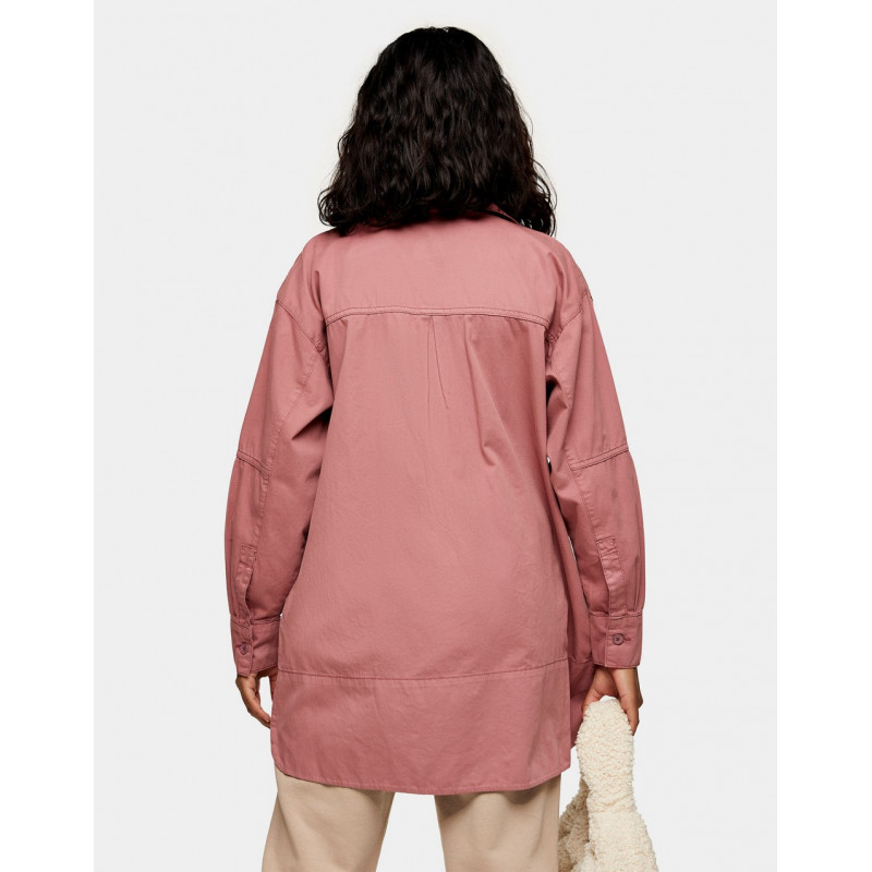 Topshop oversized shirt in...