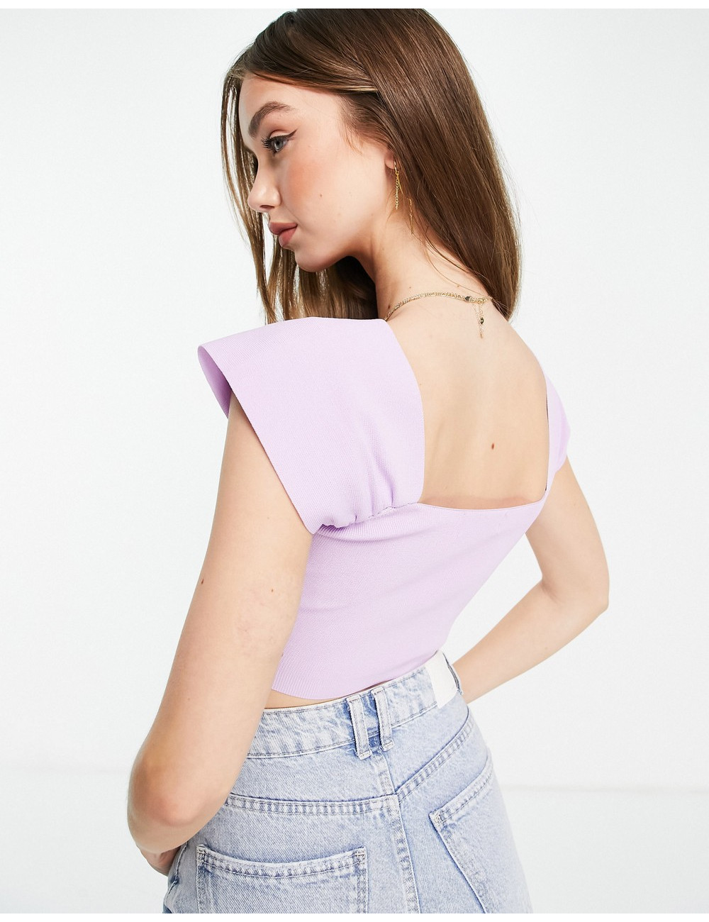 Lost Ink knitted crop top...