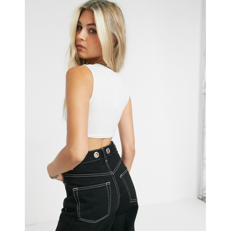 Rokoko cropped vest with...