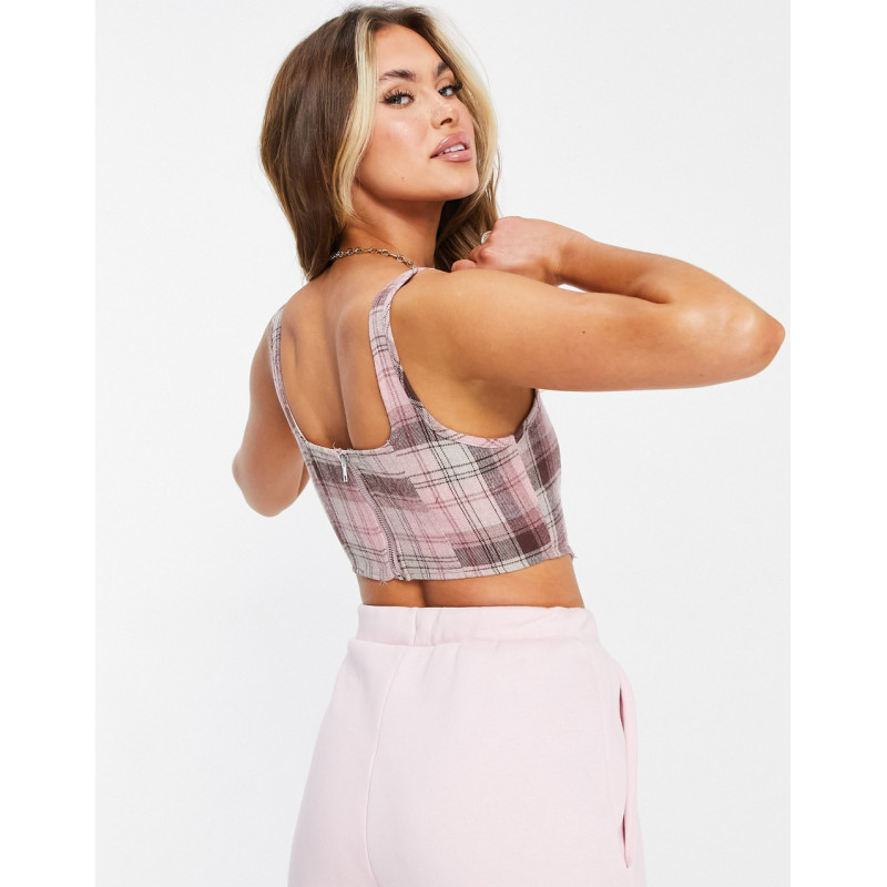 Missguided corset top in...