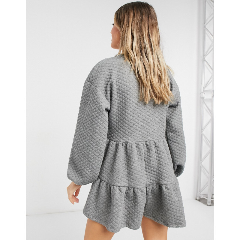 ASOS DESIGN quilted smock...