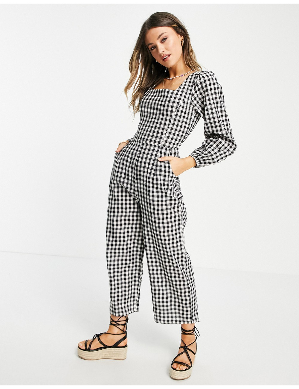 Daisy Street jumpsuit with...