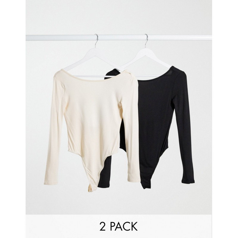 Missguided 2 pack bodysuits...