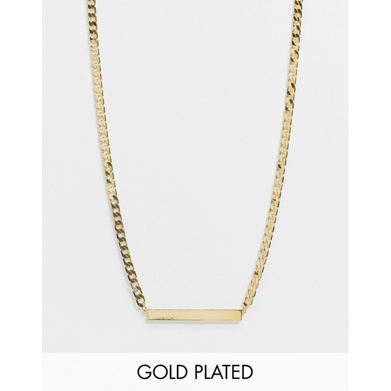 Orelia necklace in gold...