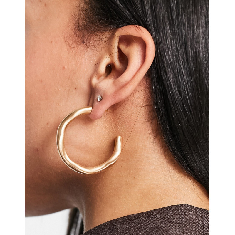 ASOS DESIGN hoop earrings...