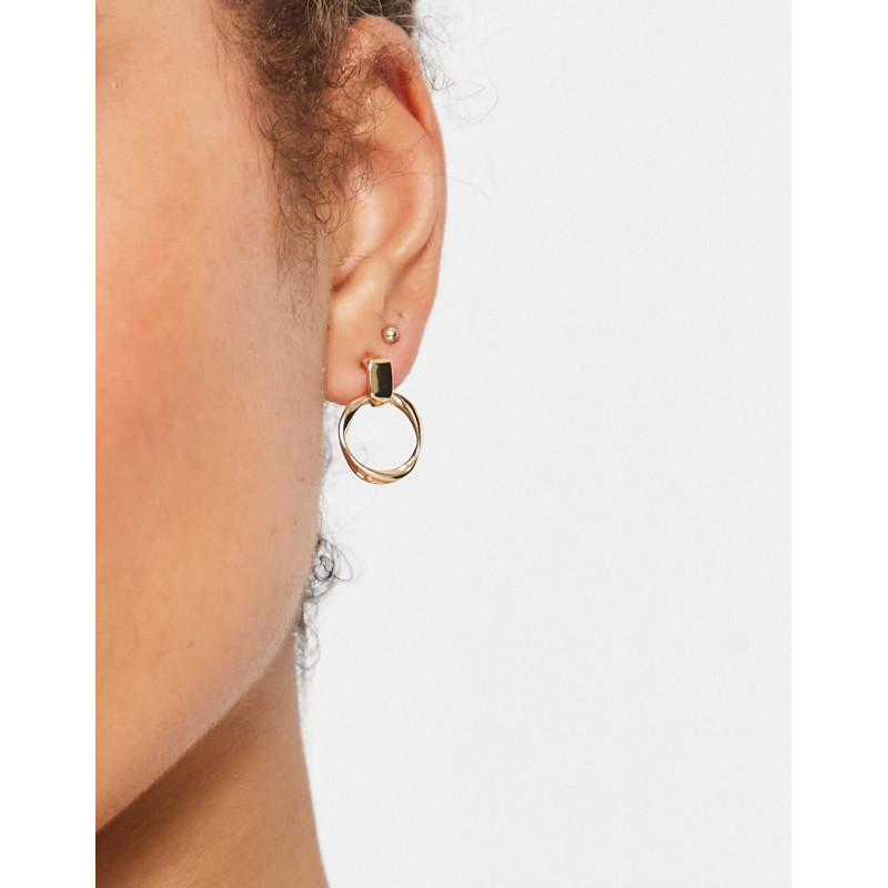 ASOS DESIGN earrings with...