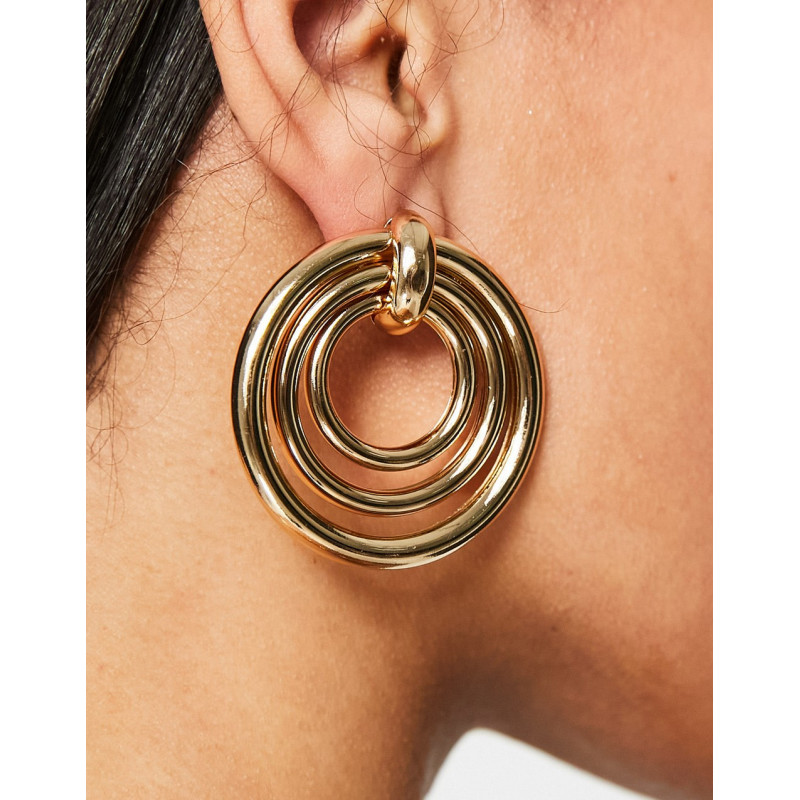 ASOS DESIGN earrings with...