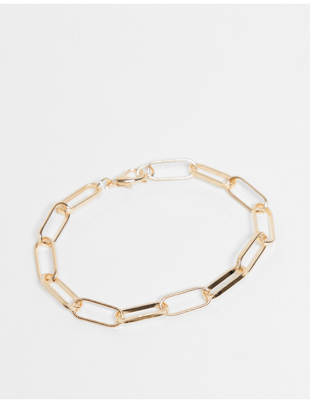 Ego chain link anklet in gold