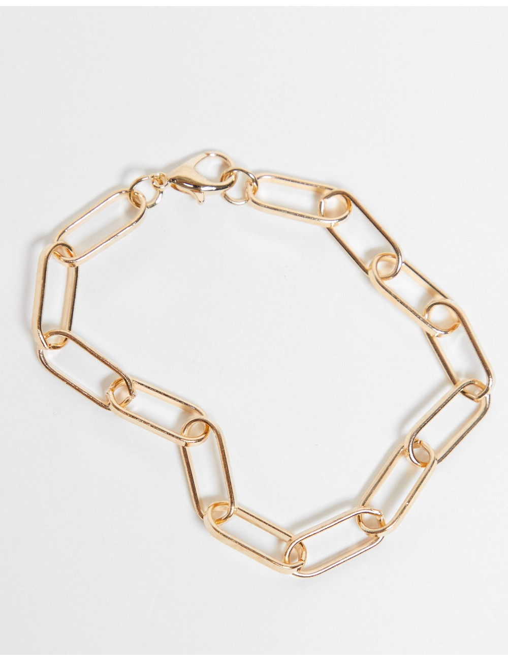 Ego chain link anklet in gold