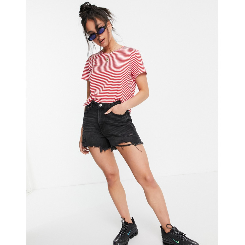 Monki t-shirt in red