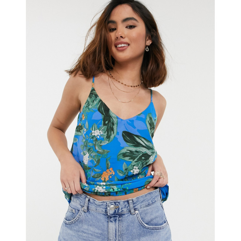 Oasis cami top in blue...