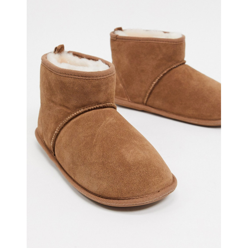 Sheepskin by Totes suede...