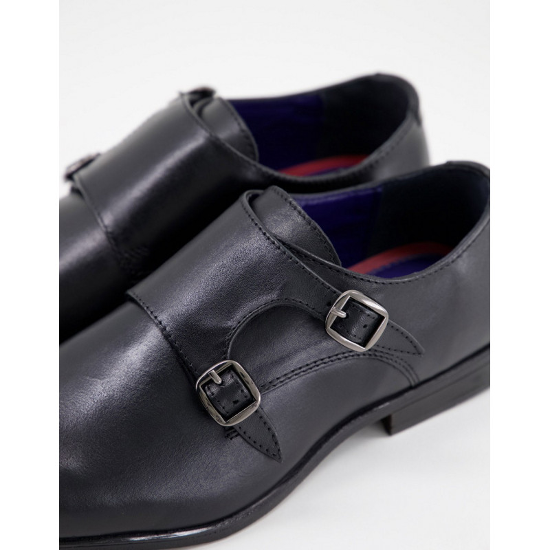 Silver Street monk shoes in...