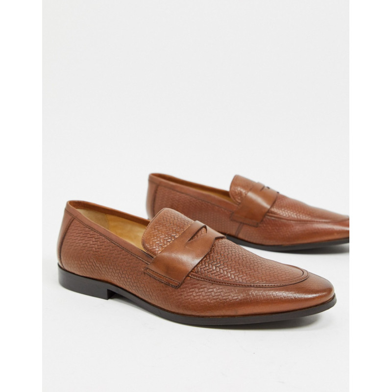 Dune embossed loafers in...
