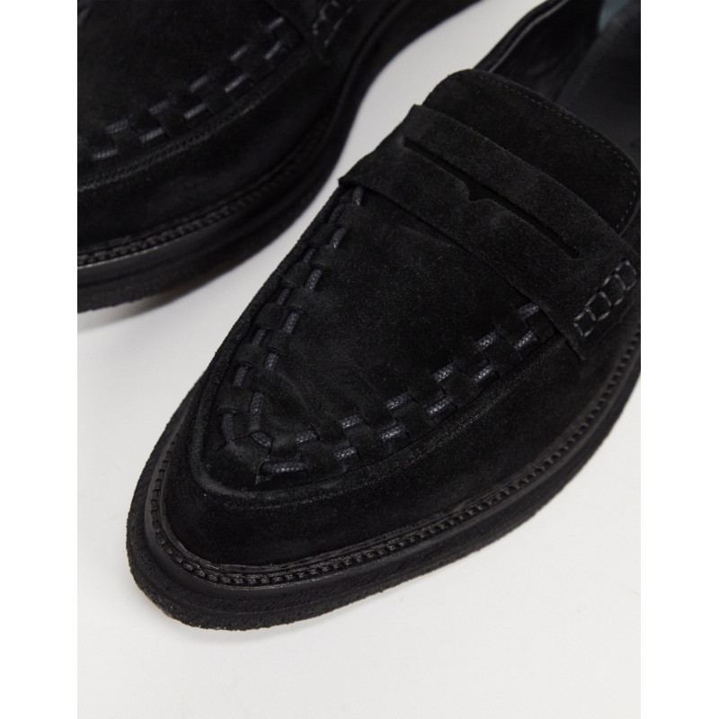 All Saints max loafers in...