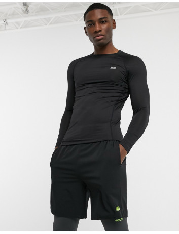ASOS 4505 icon muscle fit training long sleeve t-shirt with quick dry in  black