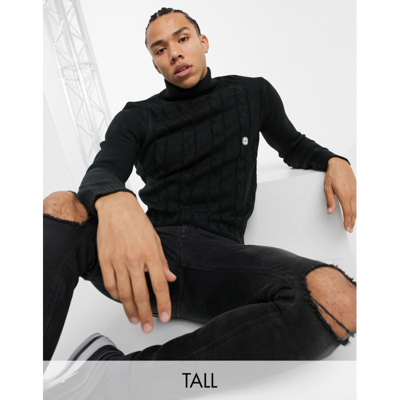 Le Breve Tall cable knitted...