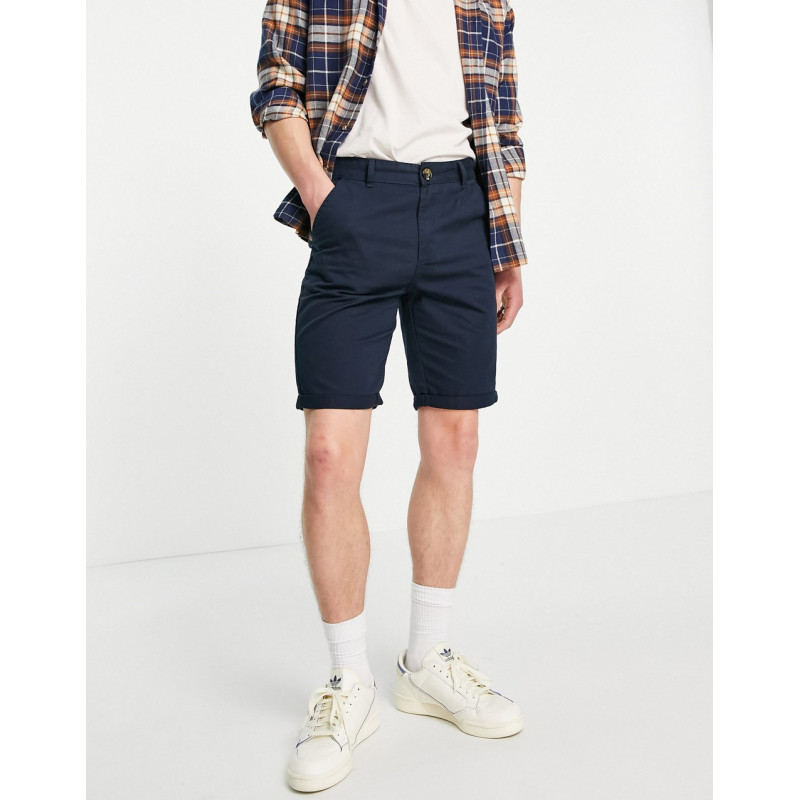 Le Breve chino shorts in navy