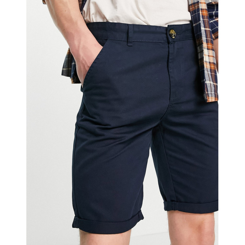 Le Breve chino shorts in navy