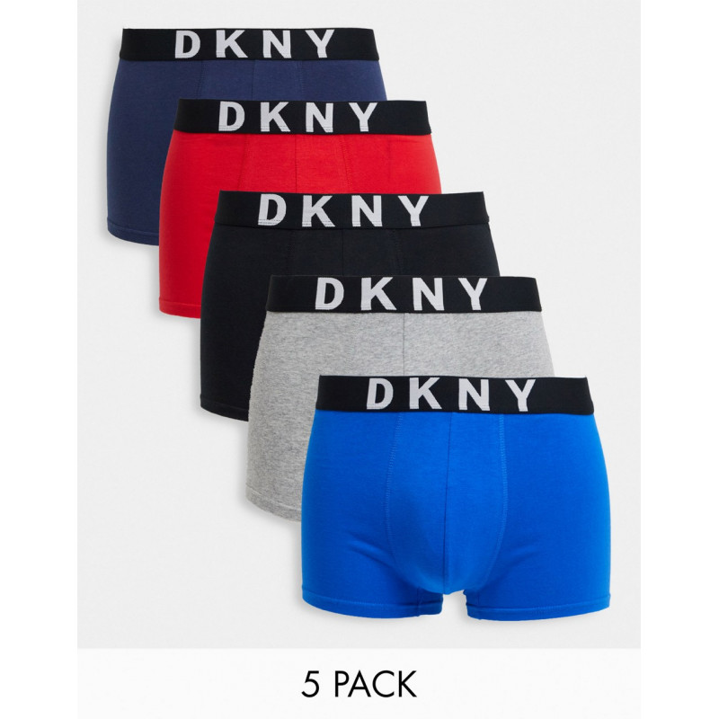 DKNY 5 pack boxers in multi