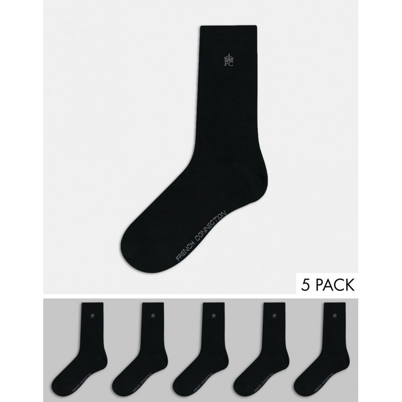 French Connection 5 pack socks
