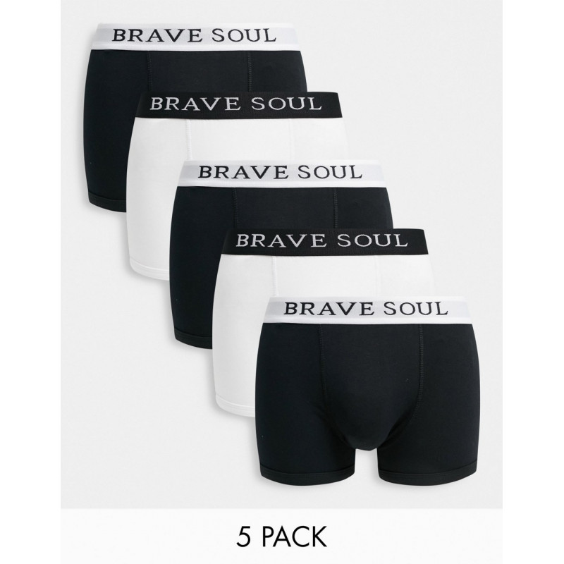 Brave Soul 5 pack boxers in...