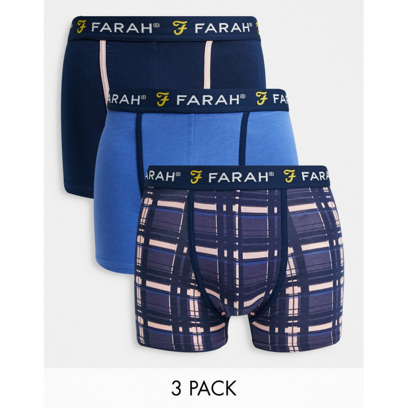 Farah Keyser 3 pack boxers...