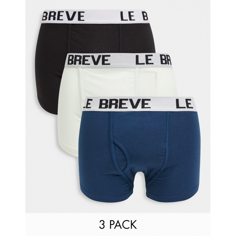 Le Breve 3 pack trunks in...