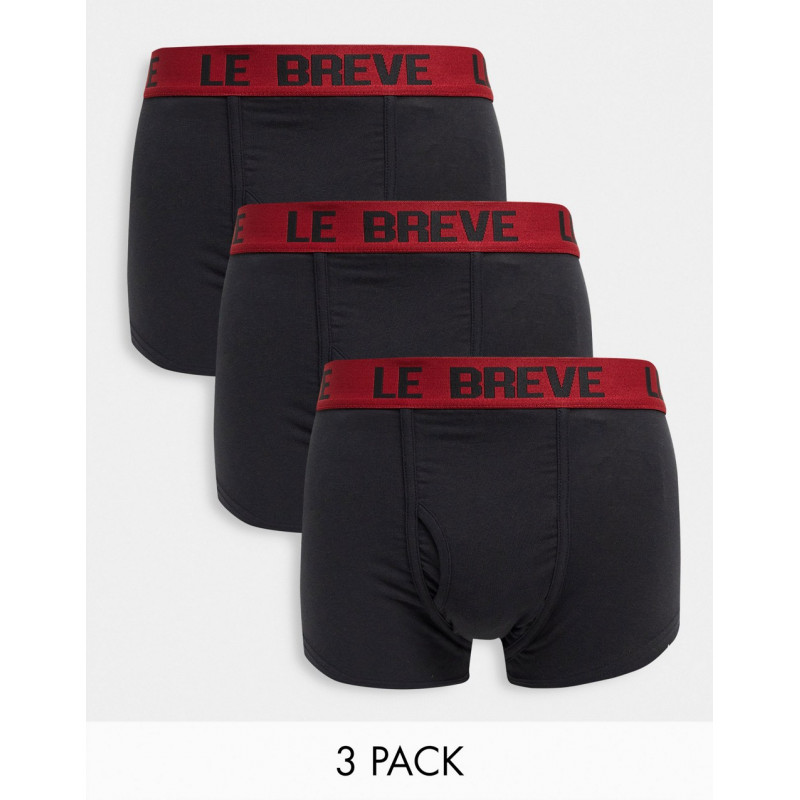 Le Breve 3 pack trunks in...