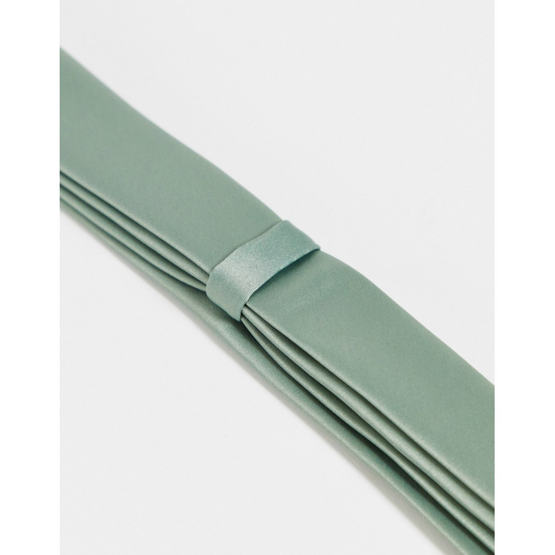 ASOS DESIGN satin tie in...