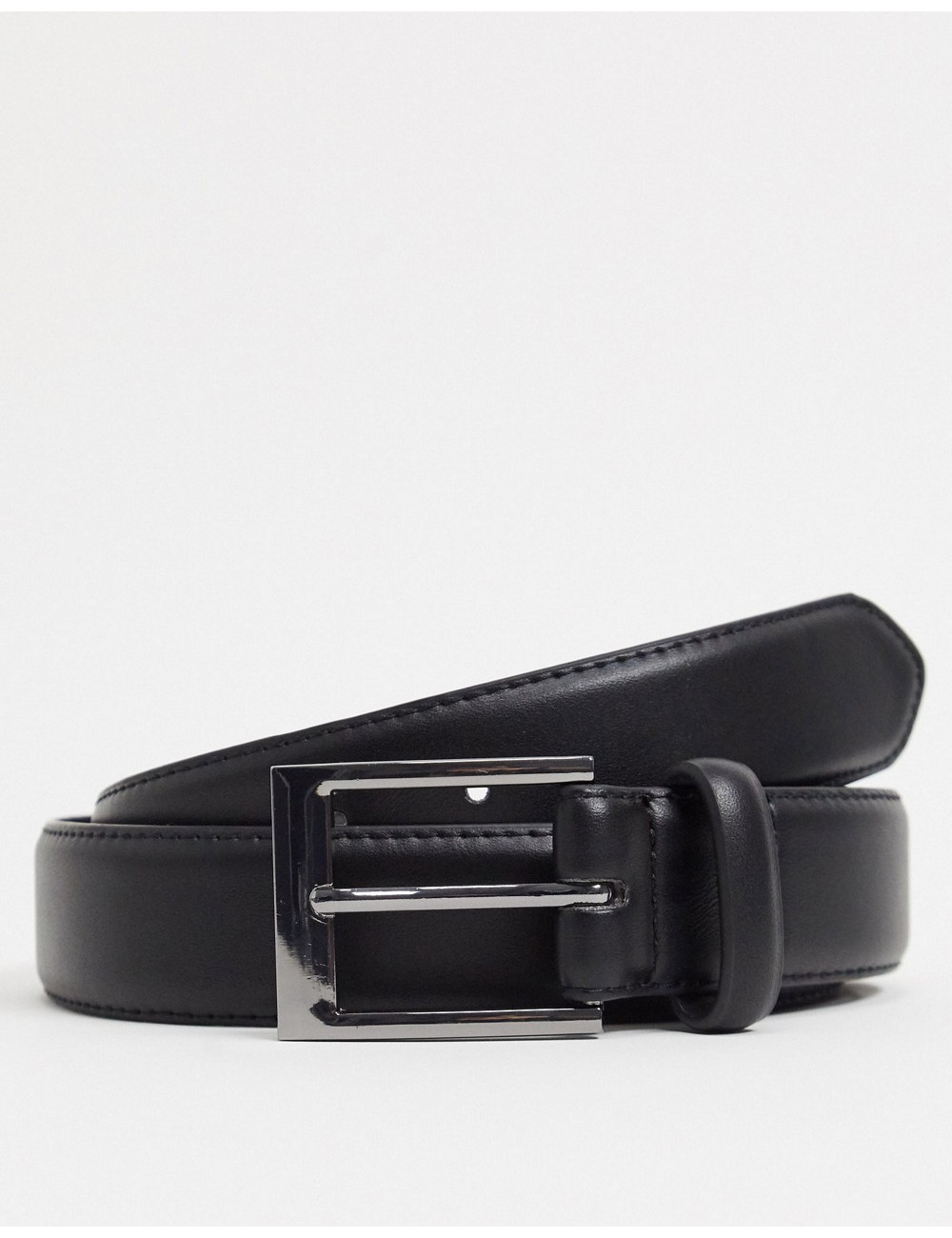 New Look smart belt in black
