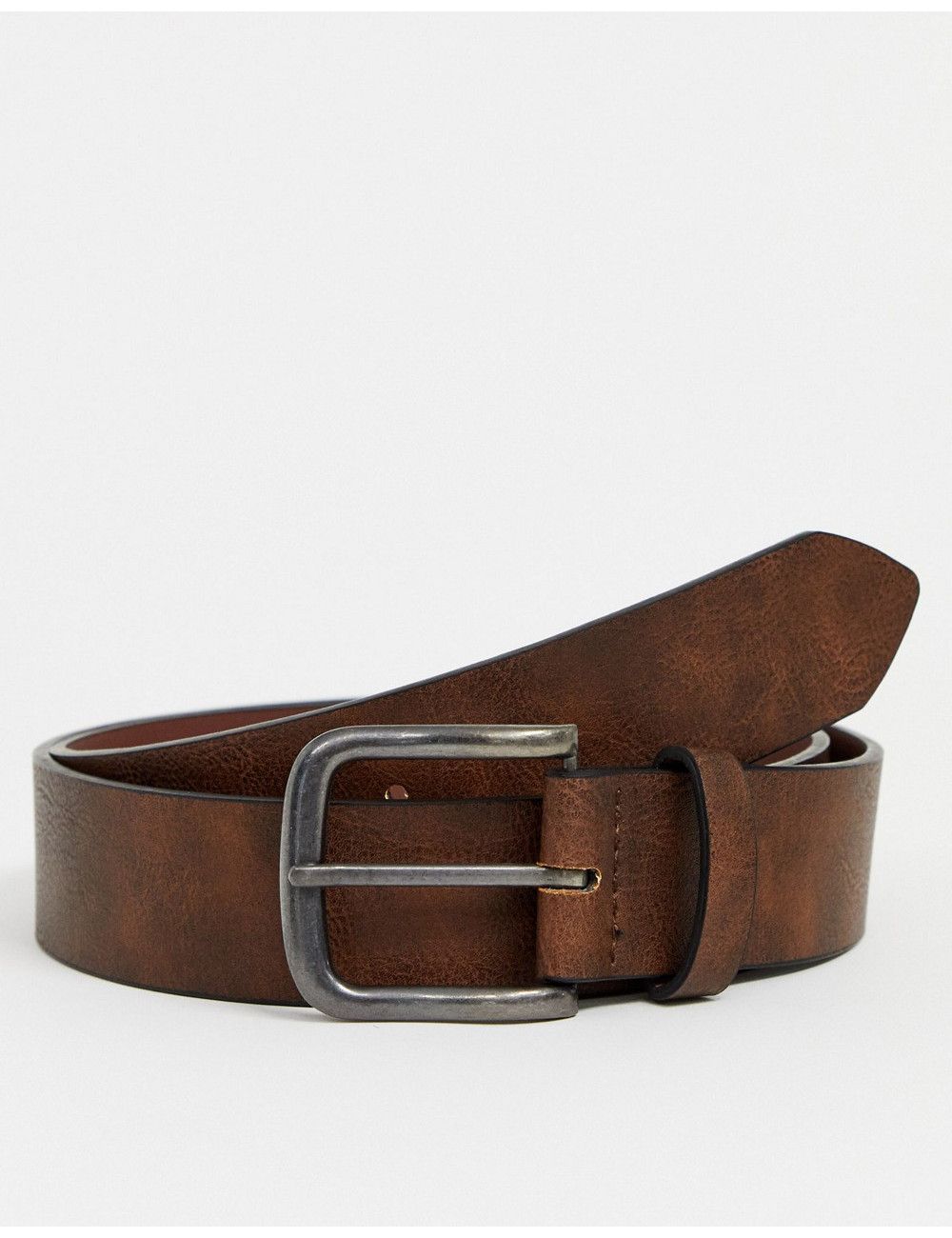 New Look casual belt in brown