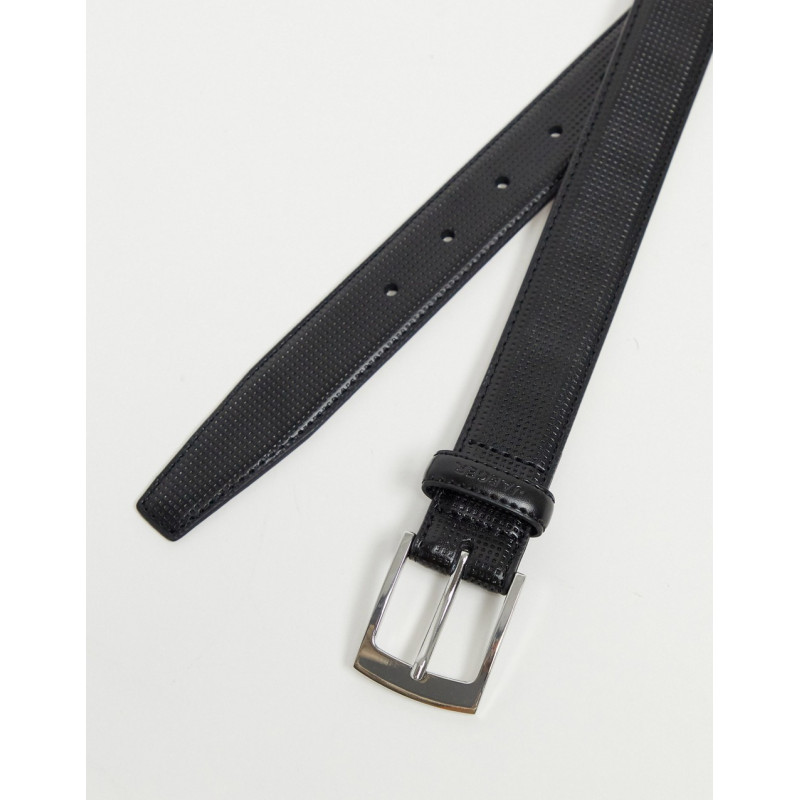 Jaeger textured belt in black