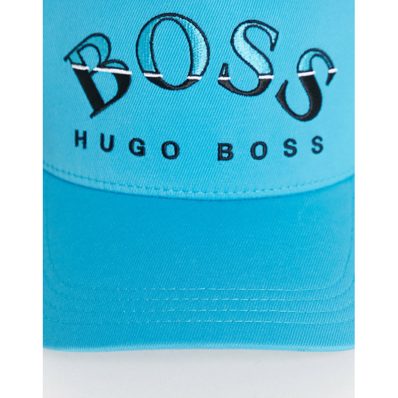 BOSS logo cap in blue