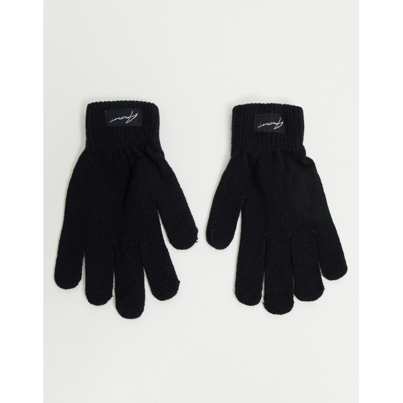 Amour branded gloves