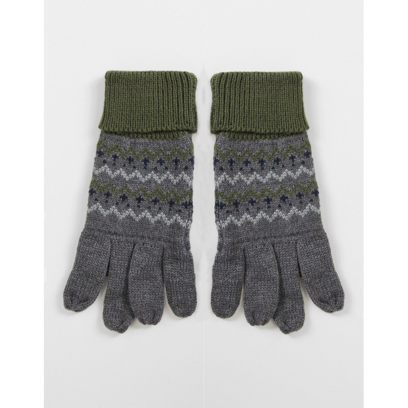 Boardmans patterned gloves