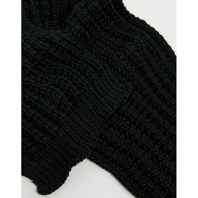 SVNX chunky knit scarf with...