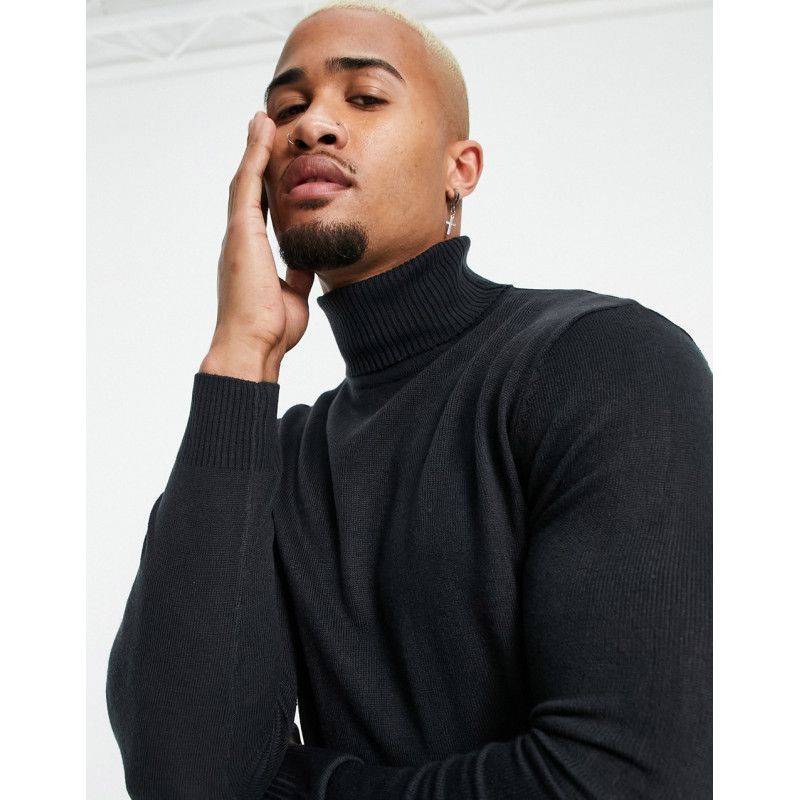 Soul Star fitted roll neck...