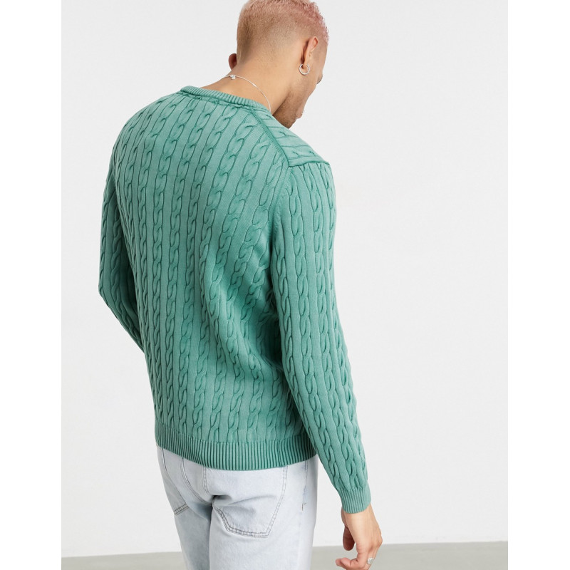 Timberland washed cable jumper