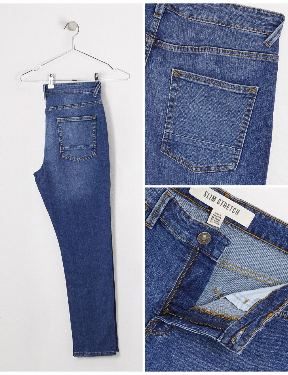 New Look slim jeans in mid...