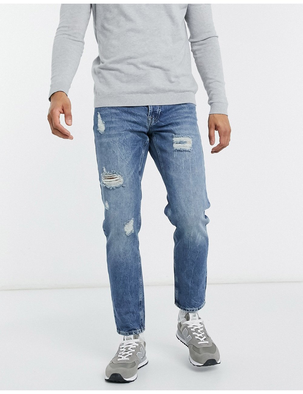 ASOS DESIGN tapered jeans...