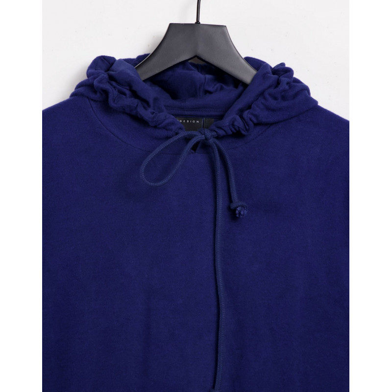 ASOS DESIGN  hoodie in blue...